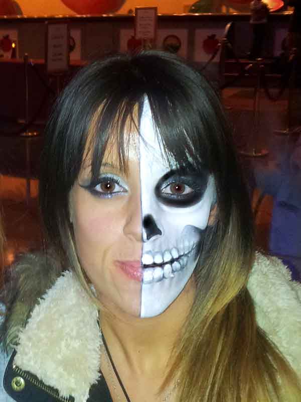 Maquillage Face painting Sorcière